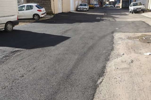 لکه گیری آسفالت خیابان فضلی شاد 